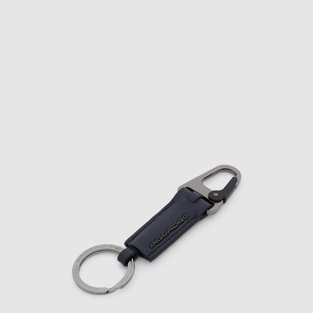 Piquadro Keychain with carabiner hook Sconto