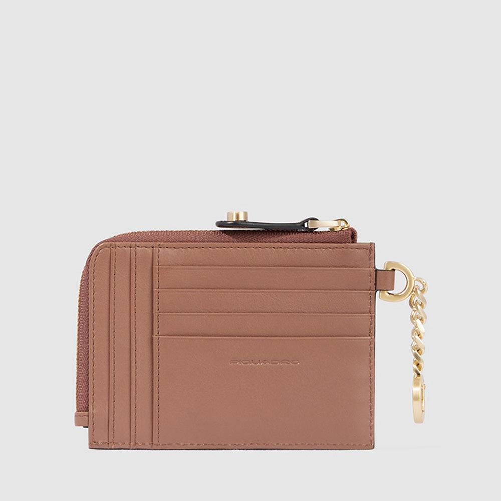 Piquadro Women's coin pouch with key chain Qualità