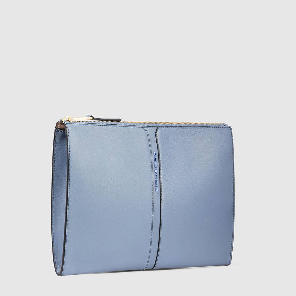 Piquadro Zip-around clutch for laptop or iPad®Pro 12,9" Spedizione Gratuita