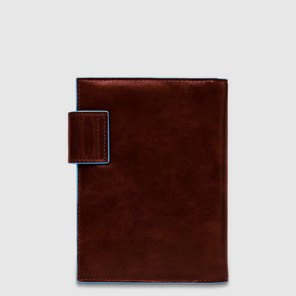 Piquadro Large leather organiser with Sottocosto