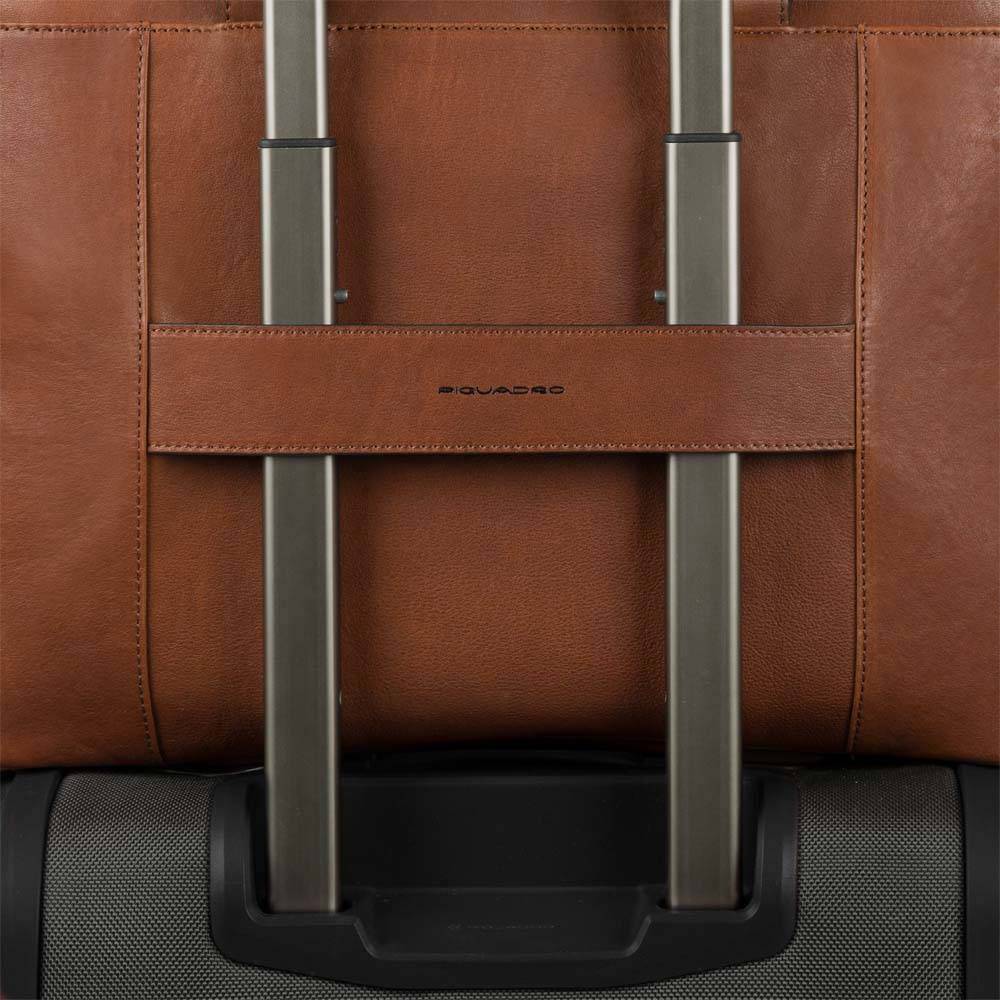 Piquadro Slim computer bag 15" with iPad® compartment Outlet