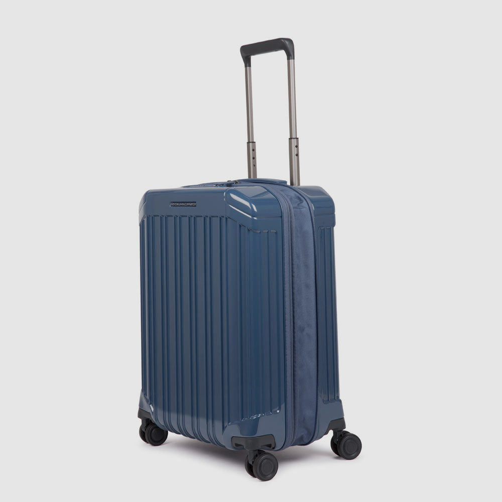 Piquadro Cabin size, expandable hardside spinner Saldi Di Fabbrica