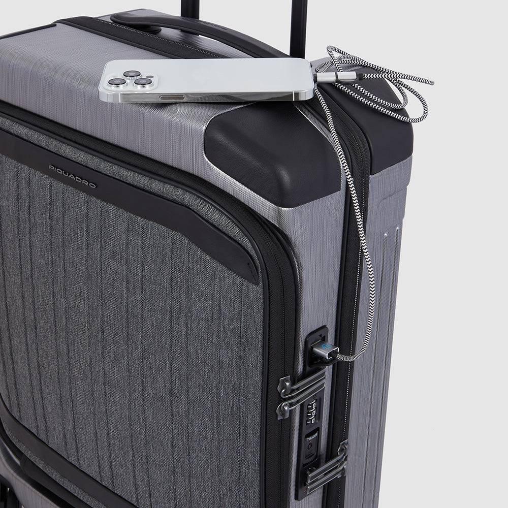 Piquadro Cabin size, hardside computer spinner 15,6" Nuova
