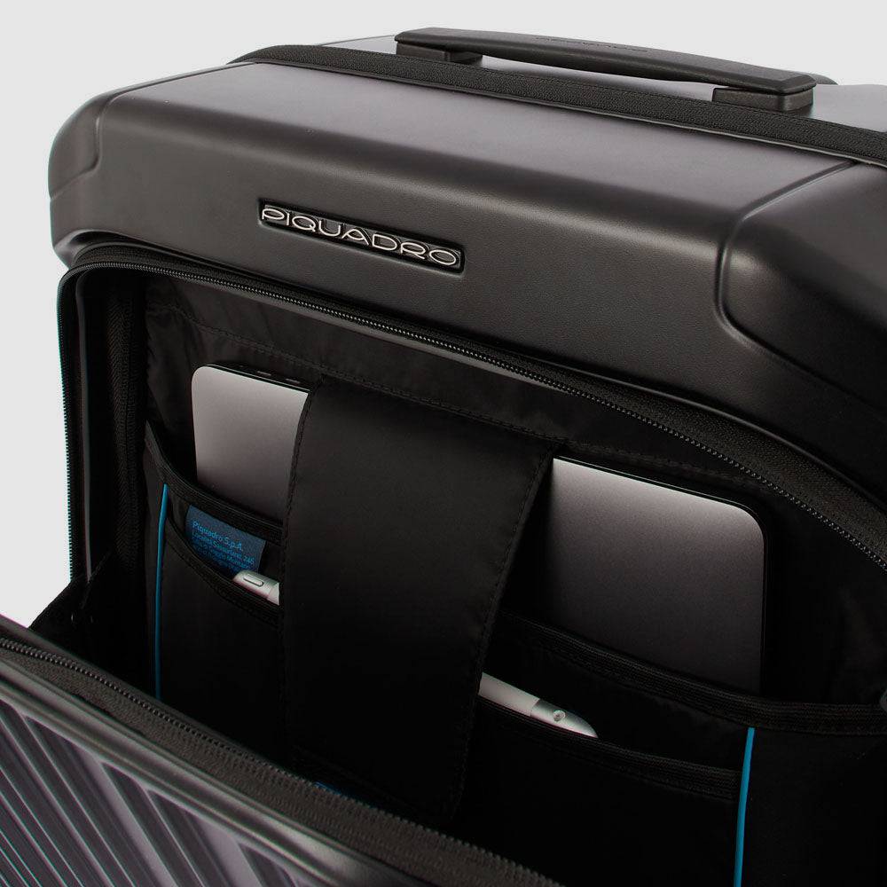 Piquadro Cabin size, hardside computer spinner 15,6" Italia