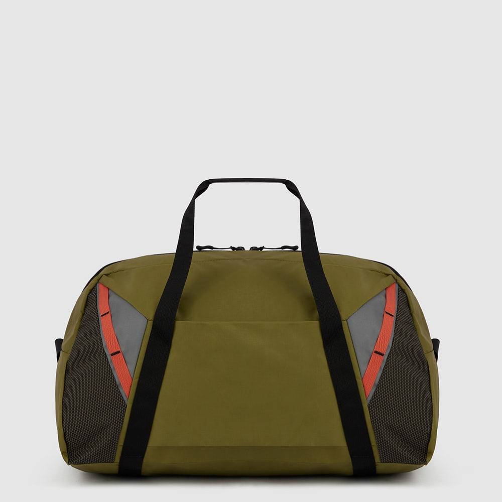 Piquadro Foldable weekend bag in recycled fabric In Linea