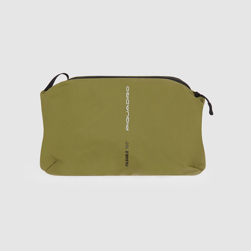 Piquadro Foldable weekend bag in recycled fabric In Linea