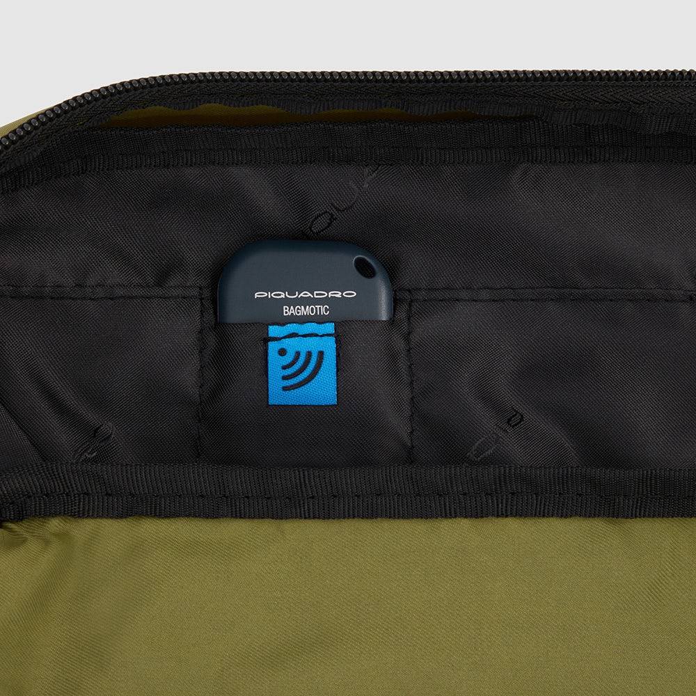 Piquadro Foldable weekend bag in recycled fabric In Linea