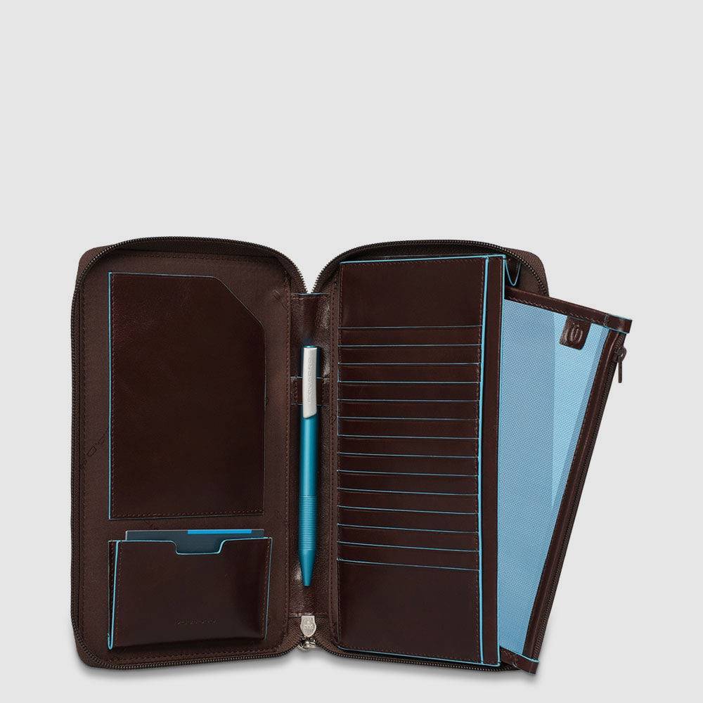 Piquadro Zip-around travel document holder Nuovo