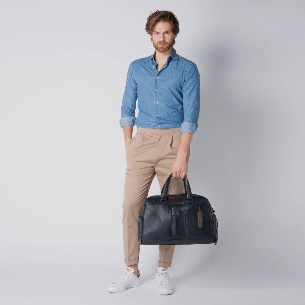 Piquadro Personalizable duffel bag with shoe compartment Soddisfazione Garantita