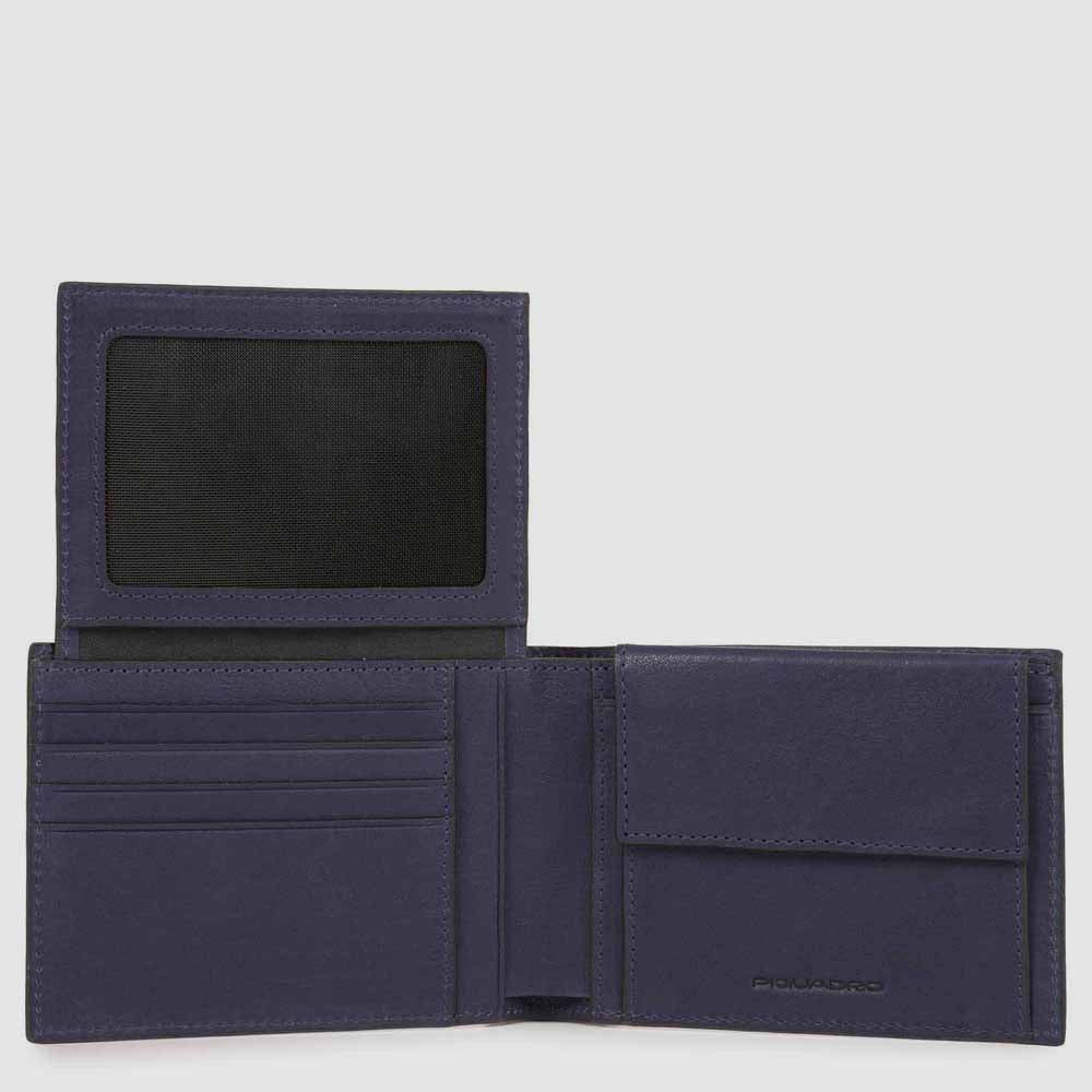 Piquadro Men’s wallet with flip up ID window Sottocosto