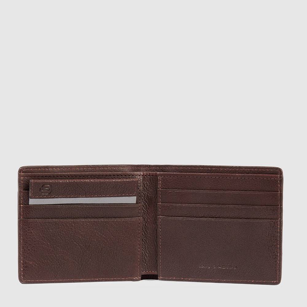 Piquadro Men’s wallet with removable document facility Vendita Calda