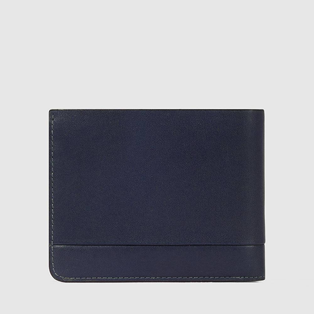Piquadro Slim men’s wallet with zipped coin pocket Vendita Economica
