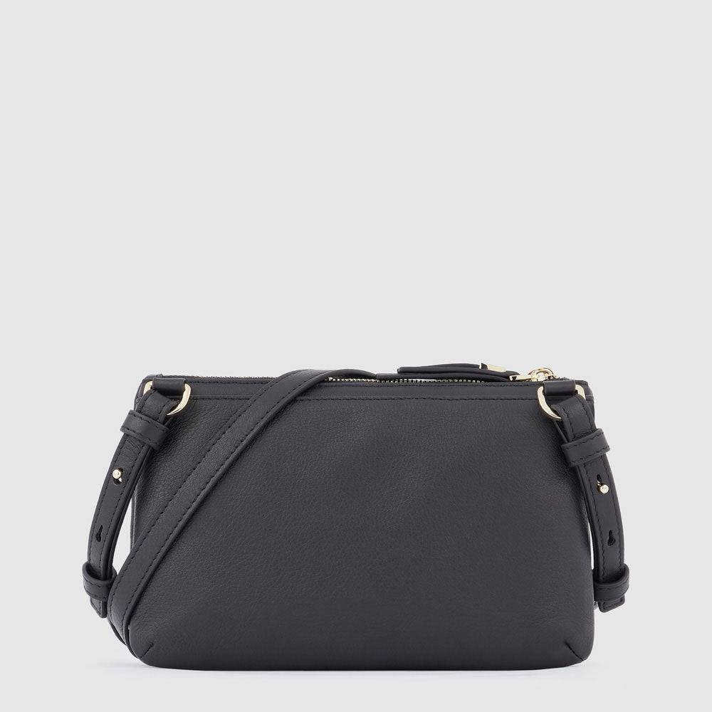 Piquadro Women’s clutch with removable shoulder strap Vendita Economica