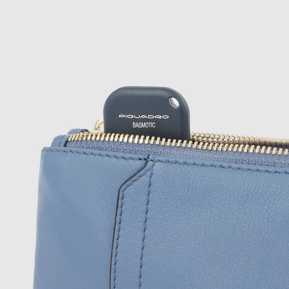 Piquadro Women’s clutch with removable shoulder strap Vendita Economica