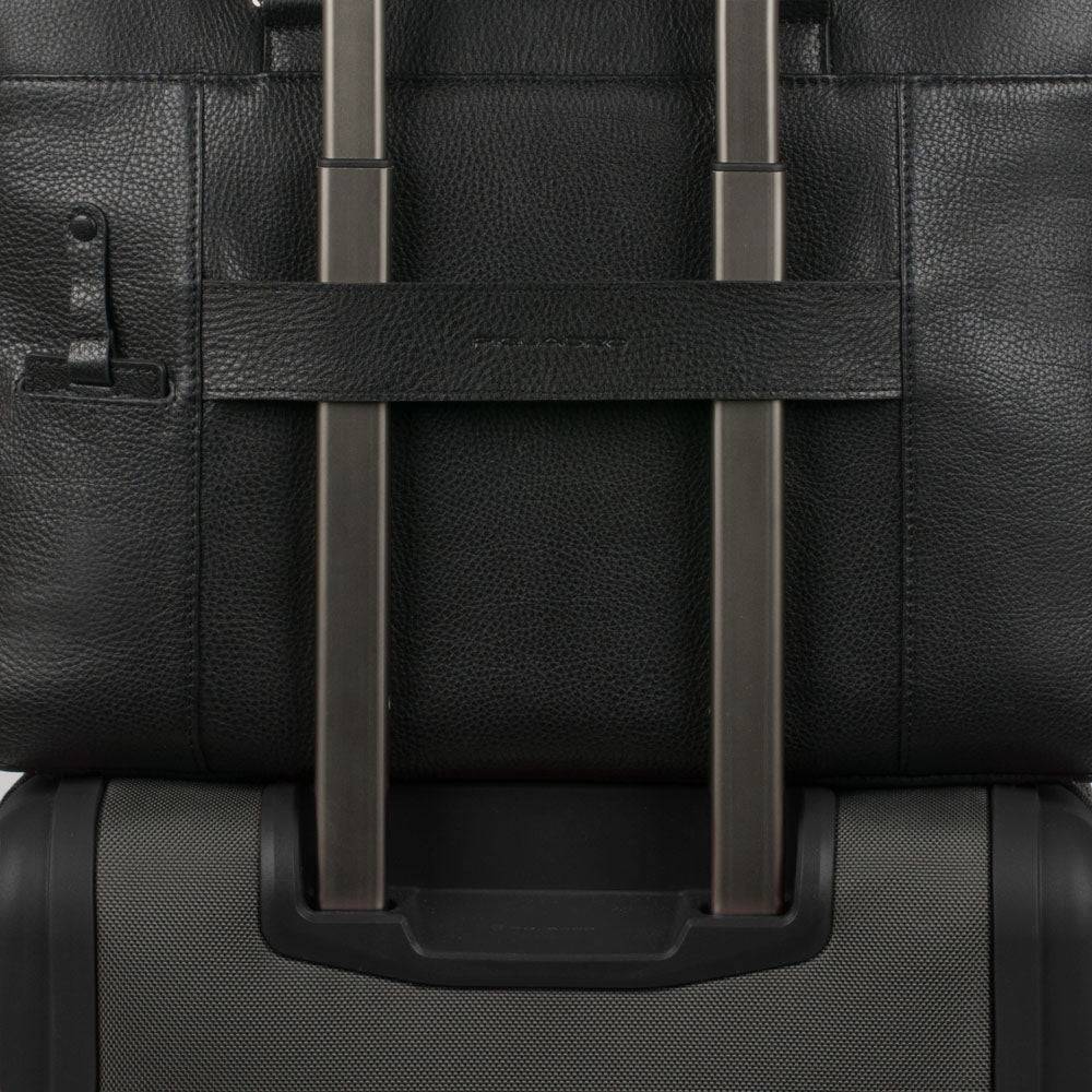 Piquadro Over-flap, expandable computer bag Qualità Garantita