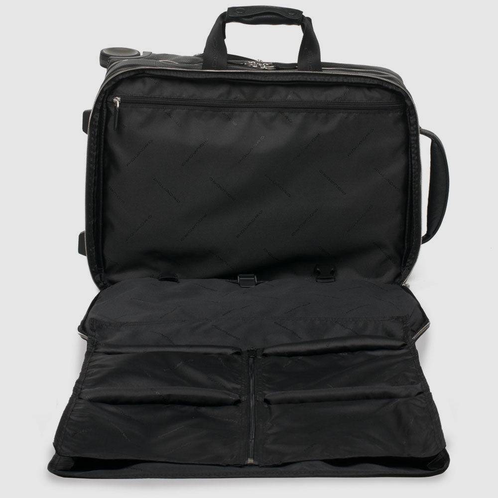 Piquadro Cabin trolley with double computer and Consegna Veloce