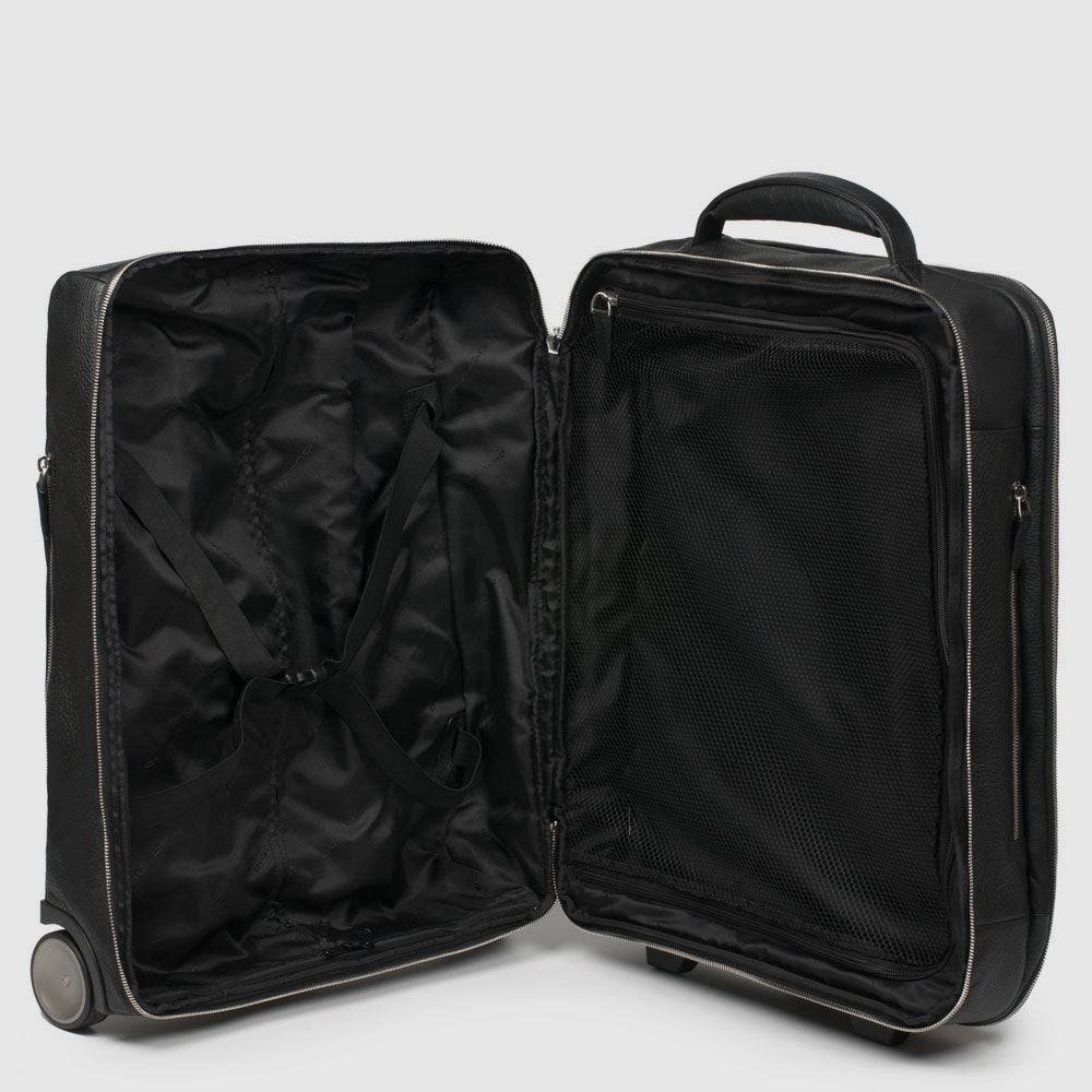 Piquadro Cabin trolley with double computer and Consegna Veloce