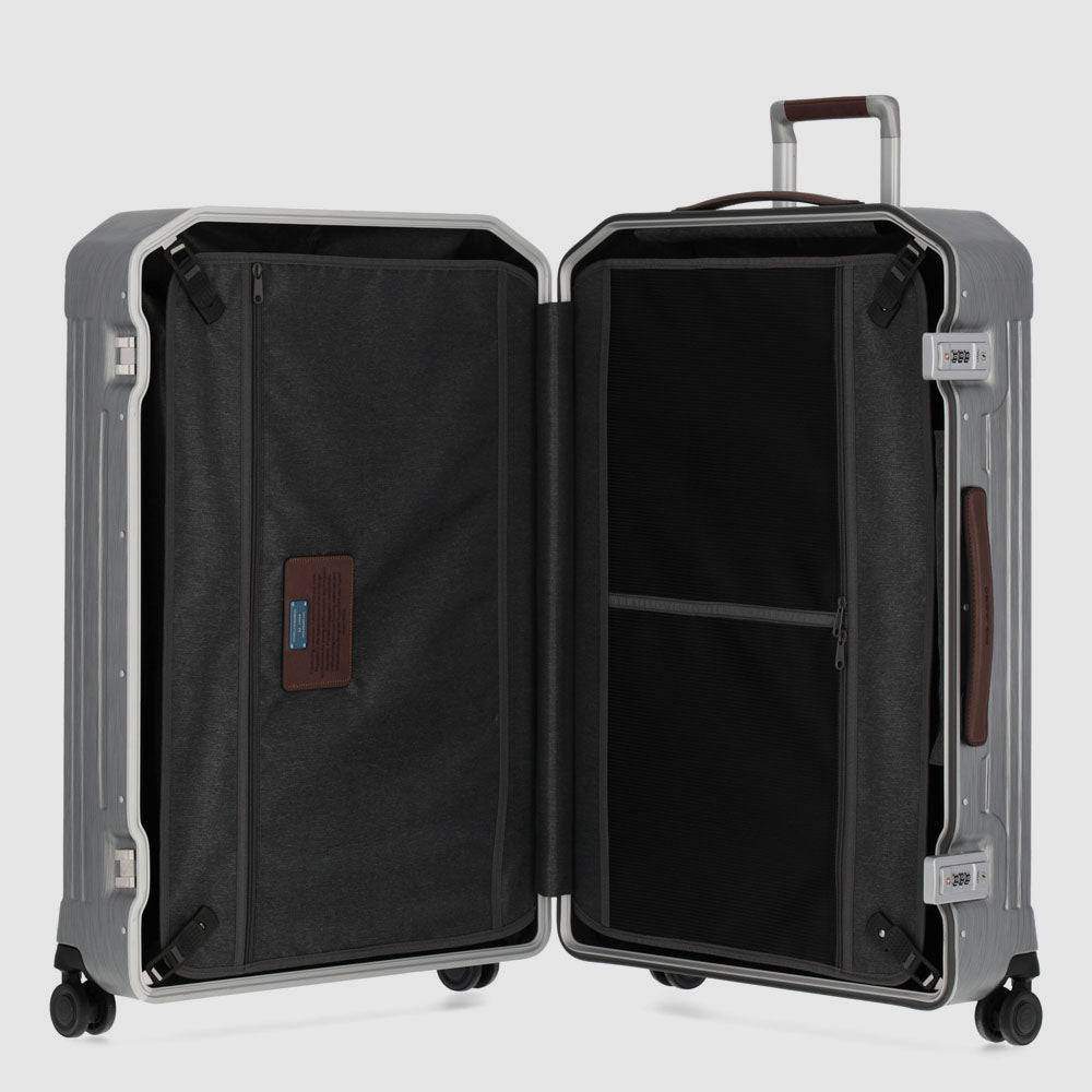 Piquadro Big size, hardside spinner with TSA lock Prezzo Ridotto