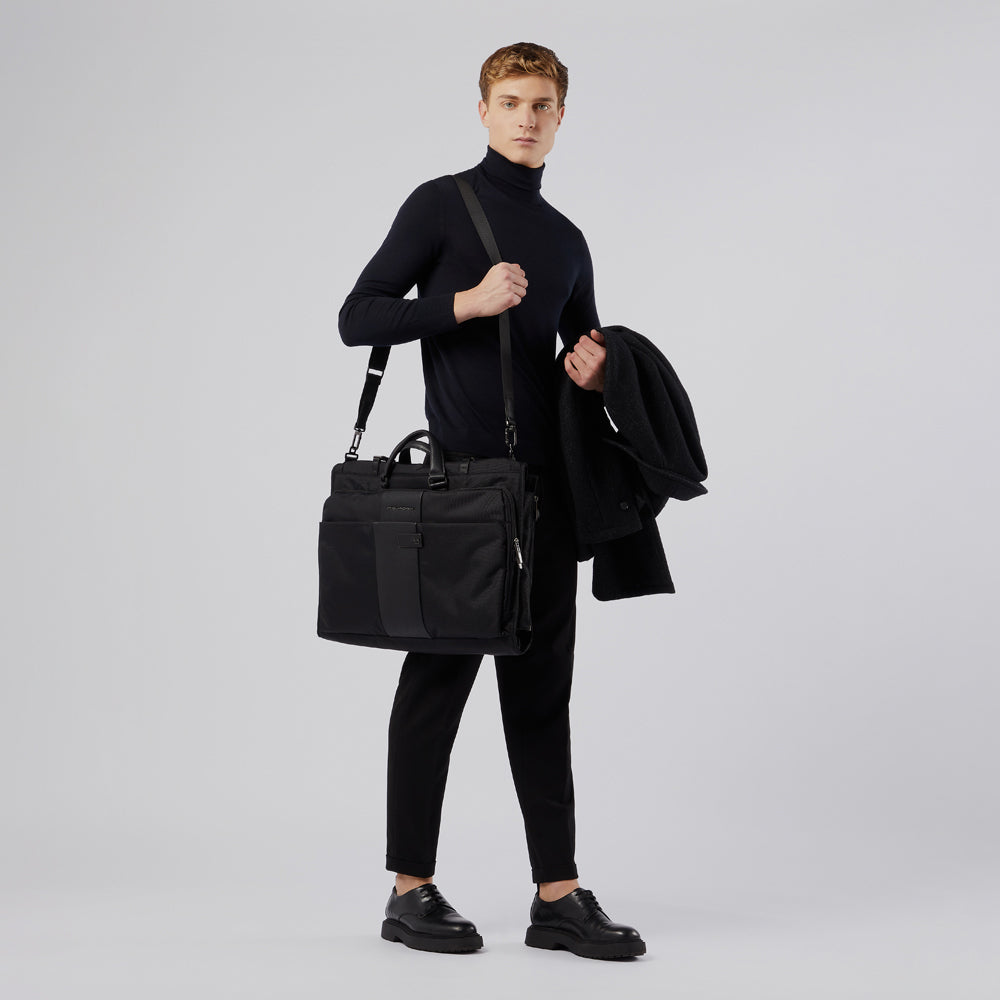 Piquadro Folding garment bag in recycled fabric Moda