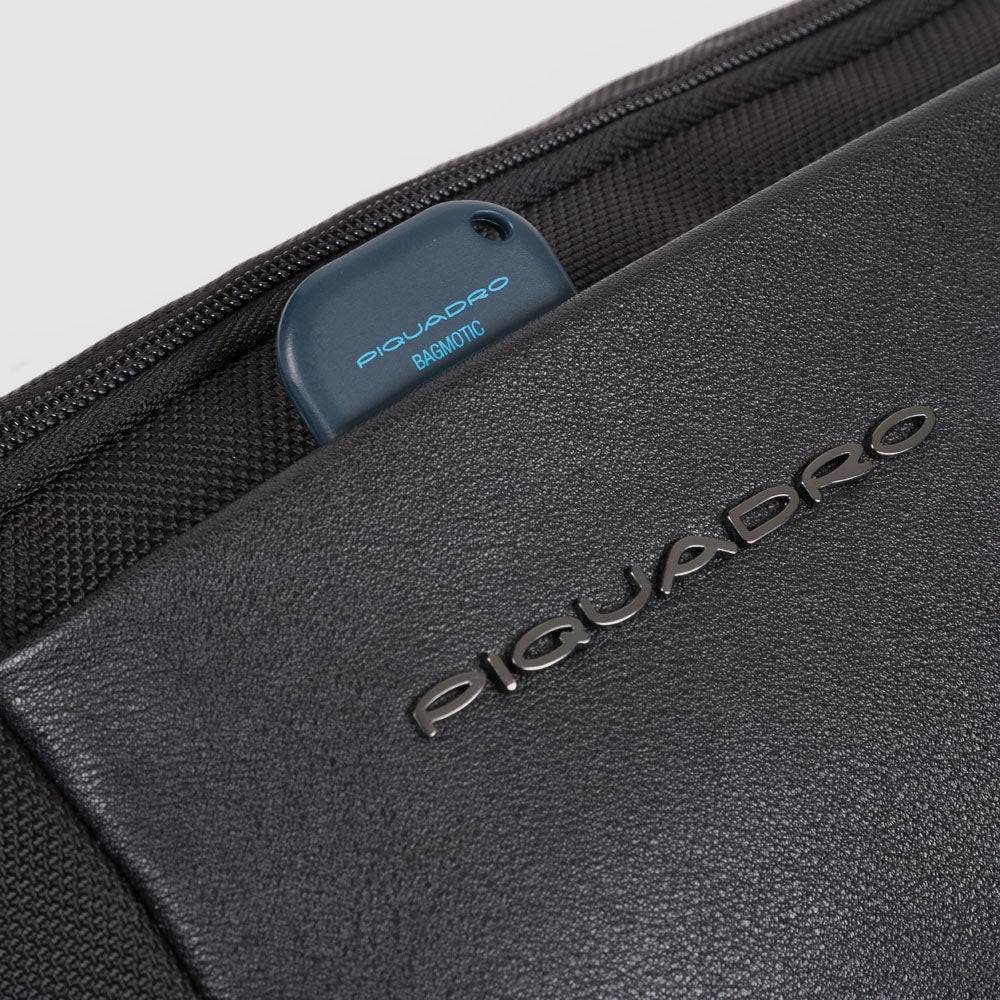 Piquadro Waist bag in recycled fabric and leather Shopping Online