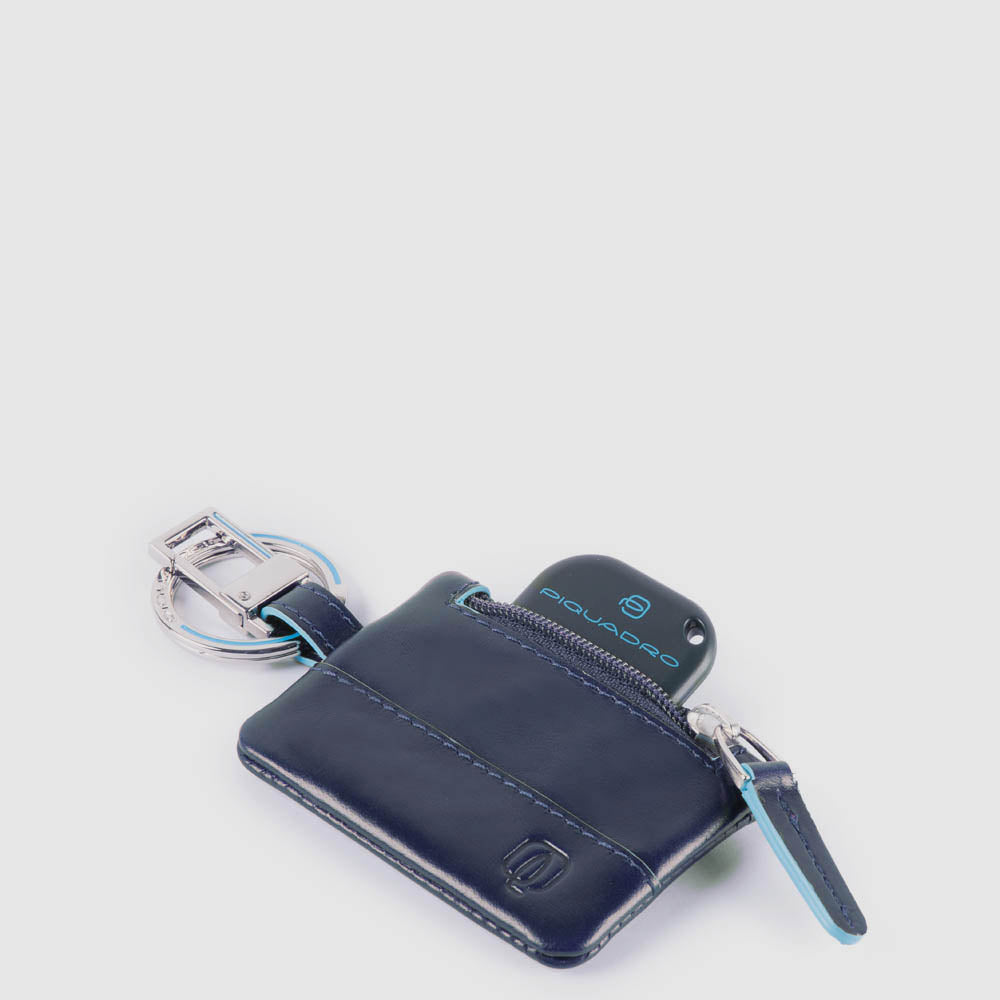 Piquadro Keychain with CONNEQU and side zipped pocket Novità