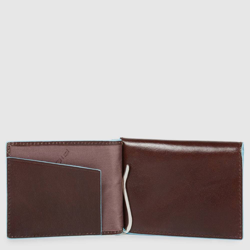 Piquadro Men’s vertical wallet samll with money clip 2025