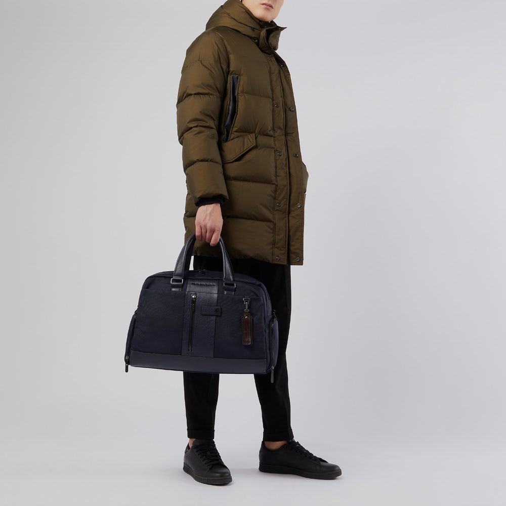 Piquadro Duffel bag in recycled fabric In Linea
