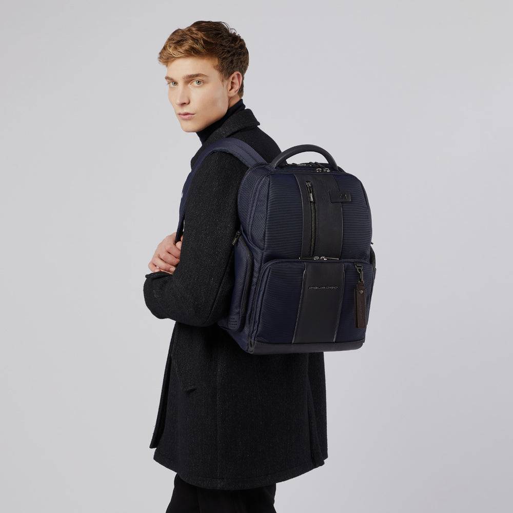 Piquadro PC and iPad backpack in recycled fabric with CONNE Acquista Ora