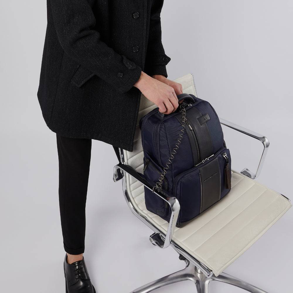 Piquadro PC and iPad backpack in recycled fabric with CONNE Acquista Ora