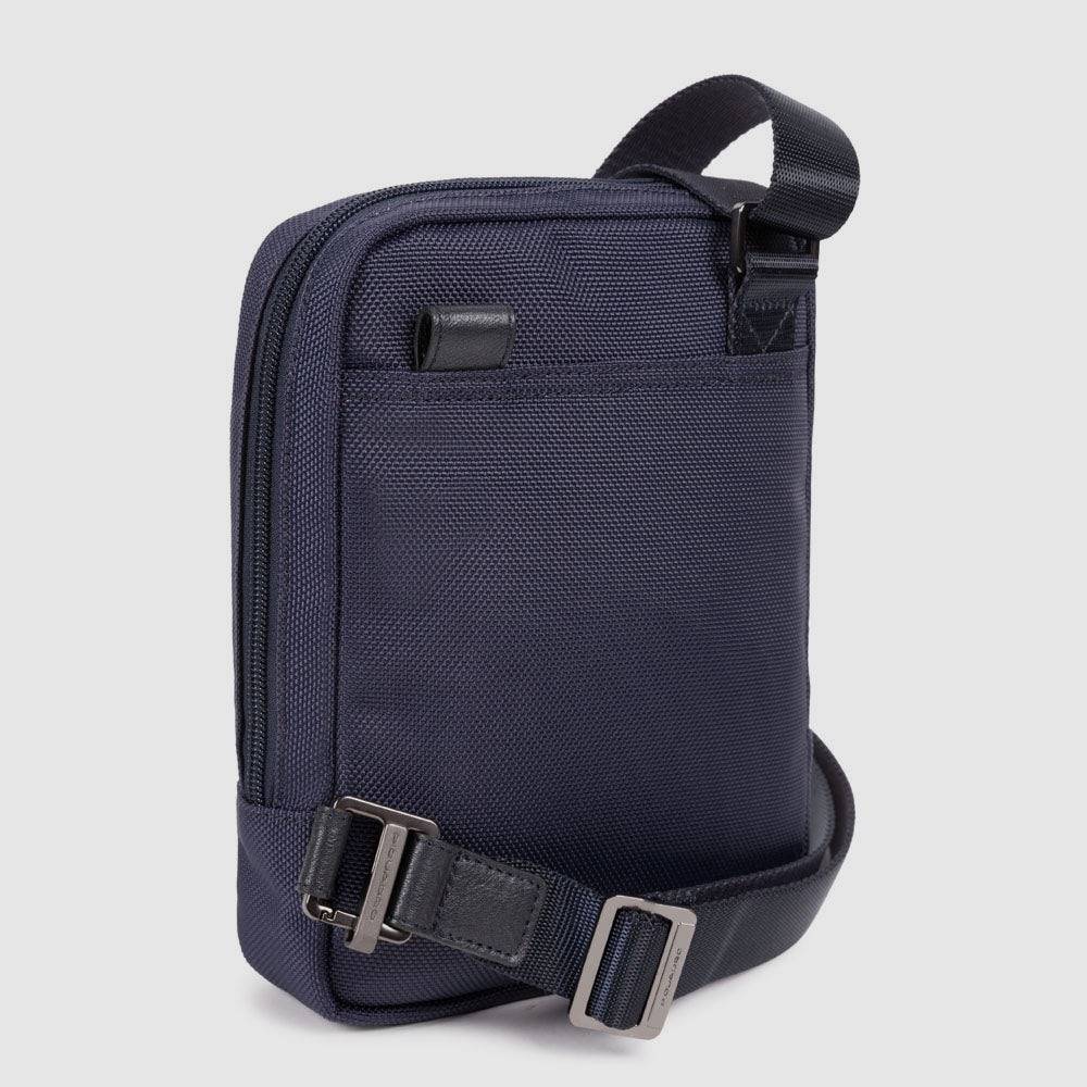 Piquadro iPad®mini pocket crossbody bag in recycled fabric Saldi