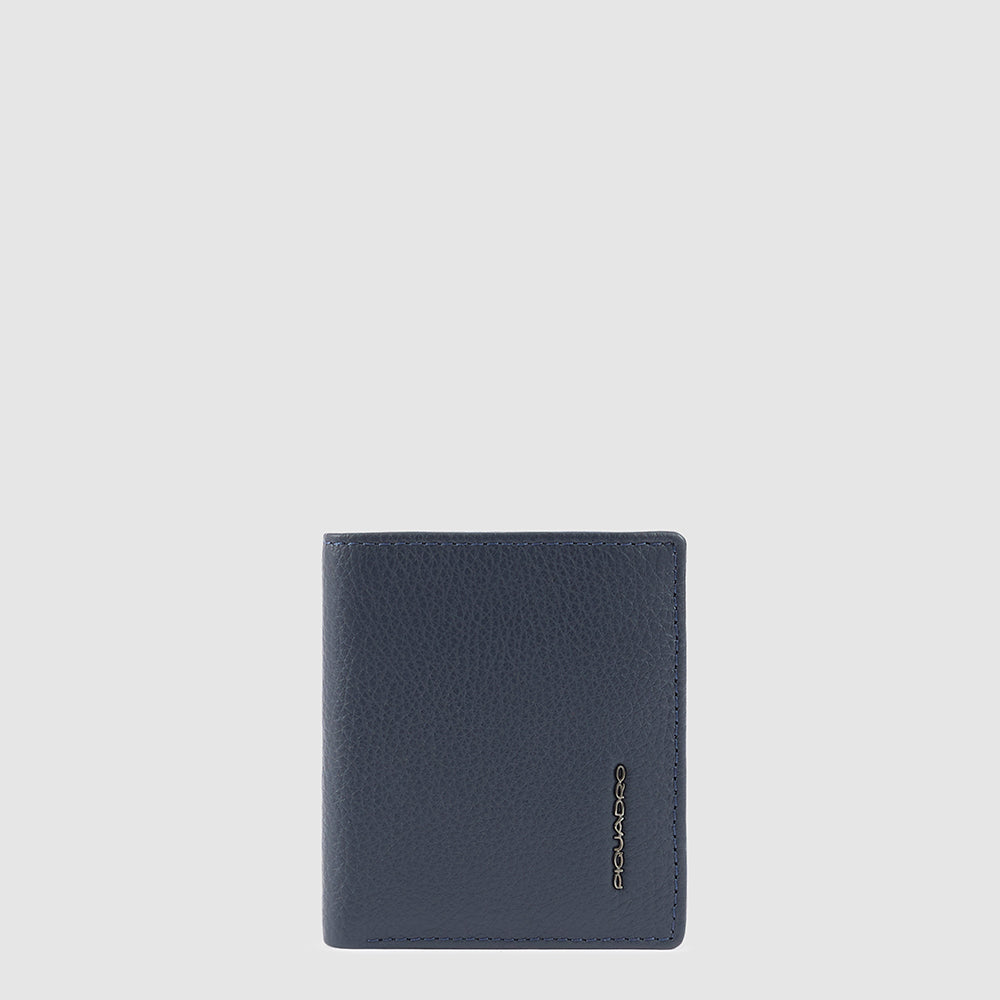 Piquadro Vertical men’s wallet with coin pocket In Saldo