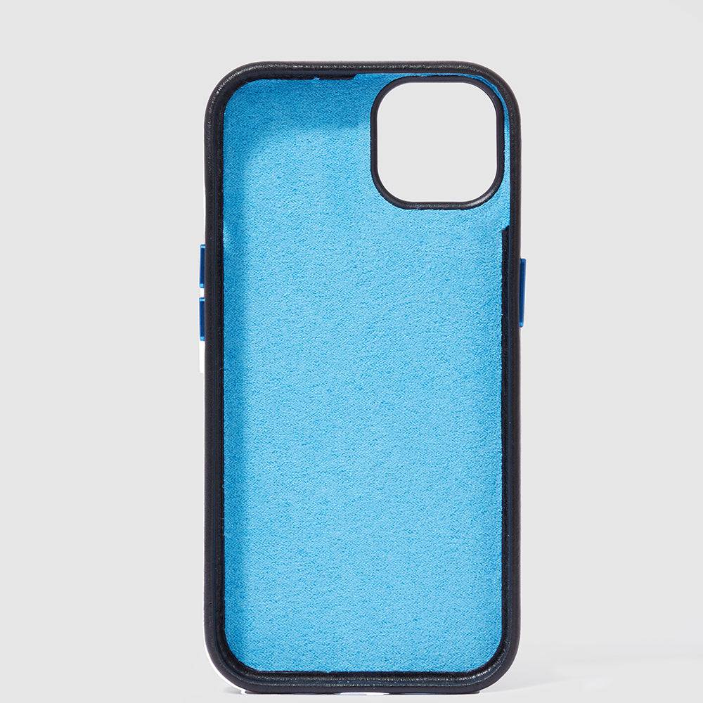 Piquadro Leather case for iPhone® 15 Plus 6,7” Italy