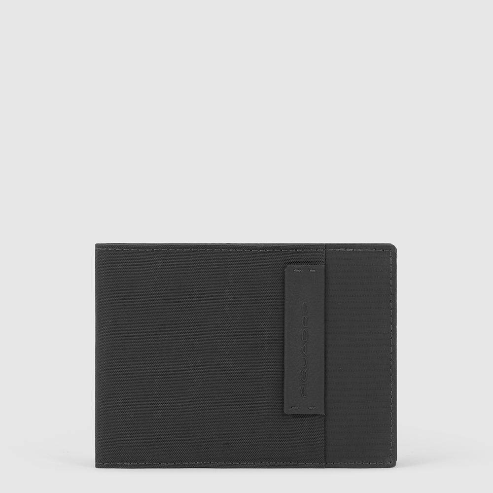 Piquadro Men’s wallet in recycled fabric Spedizione Gratuita