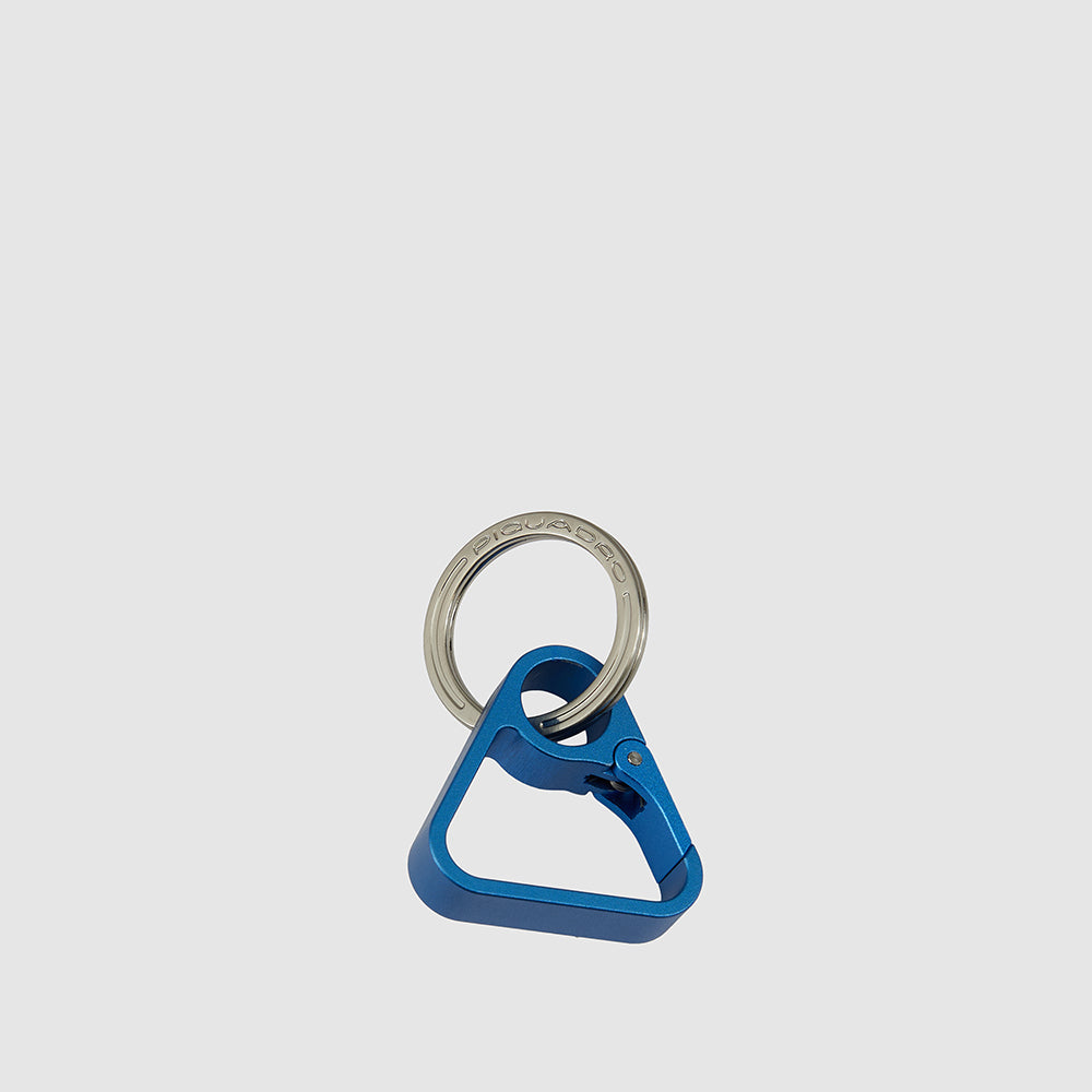 Piquadro Keychain with triangular carabiner hook Qualità Garantita
