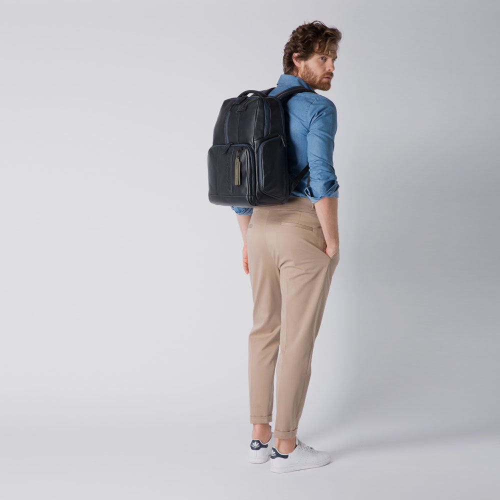 Piquadro Customizable, fast-check PC backpack with iPad® c Novità