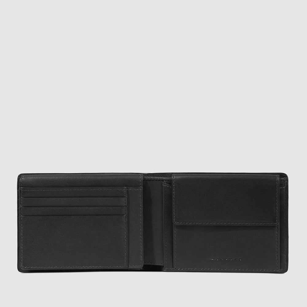 Piquadro Men’s wallet with flip up ID window Moda