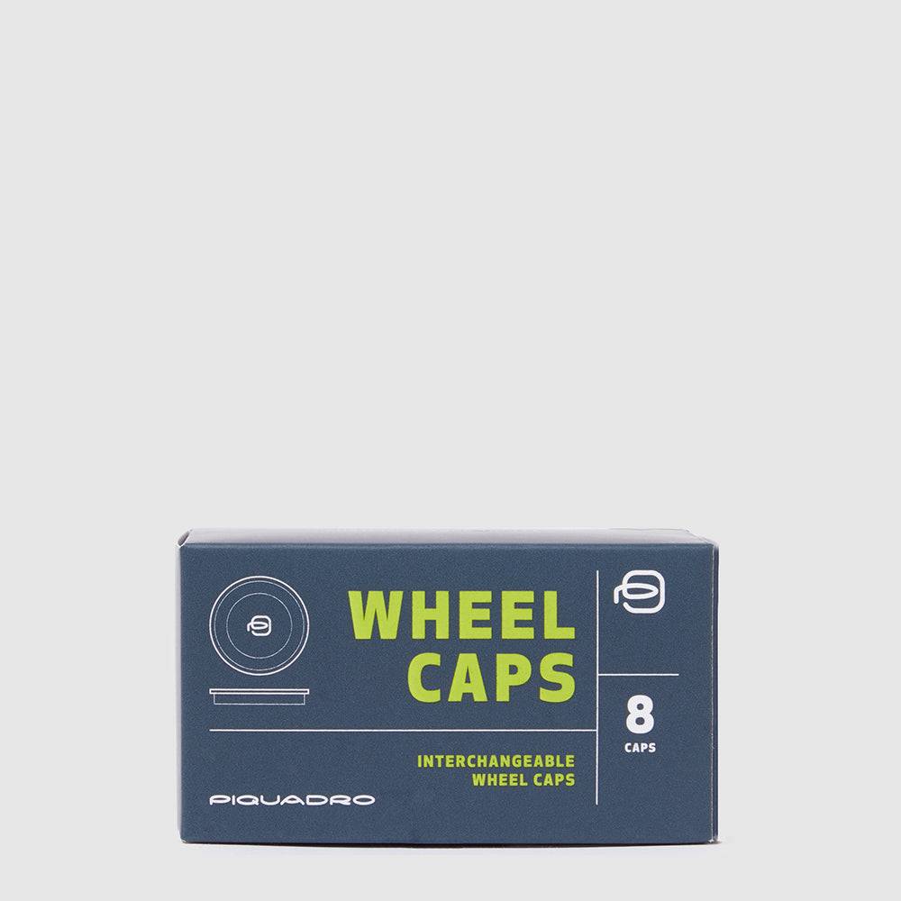 Piquadro Set of 8 wheel caps in assorted colours In Linea