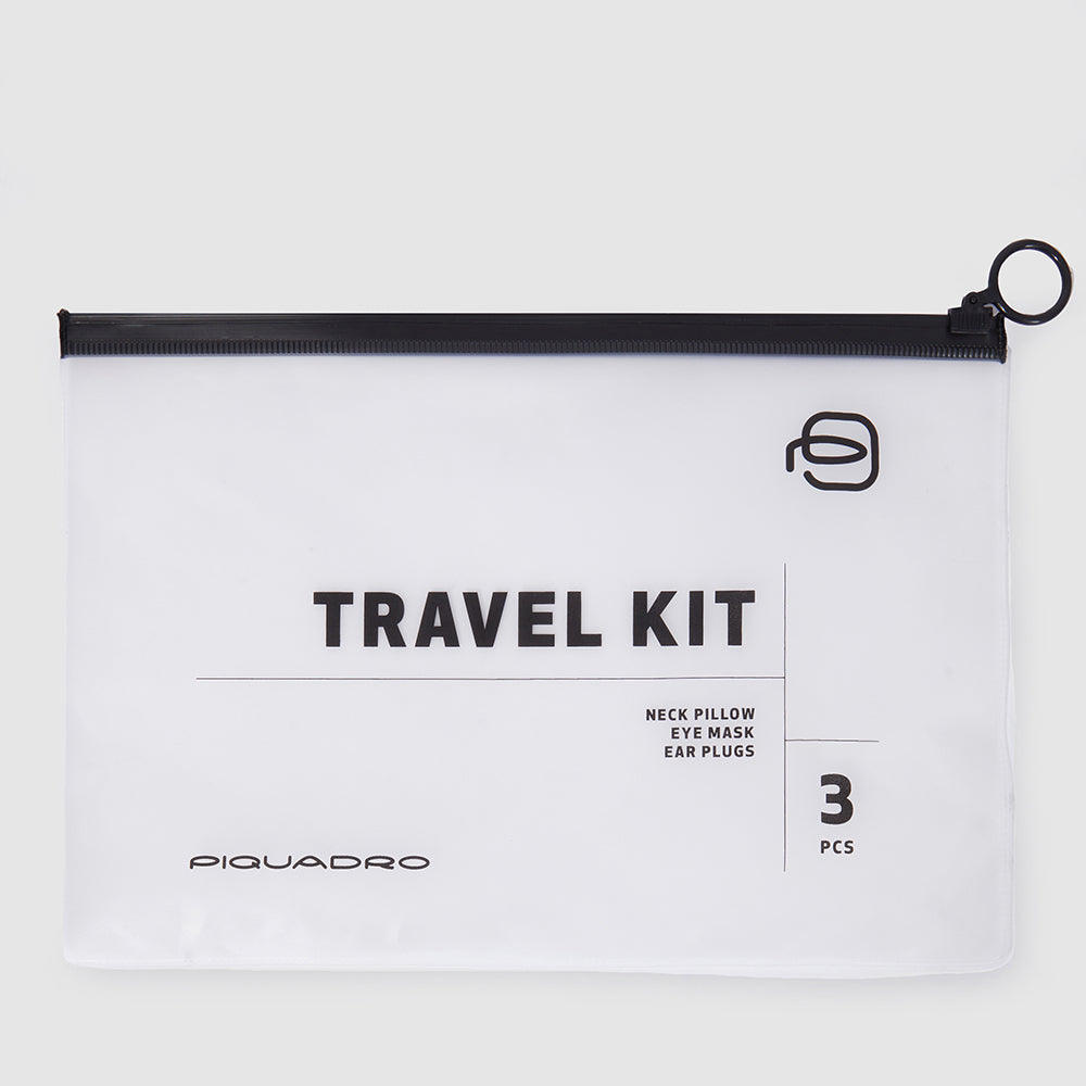 Piquadro Travelset with inflatable neck pillow Nuovo