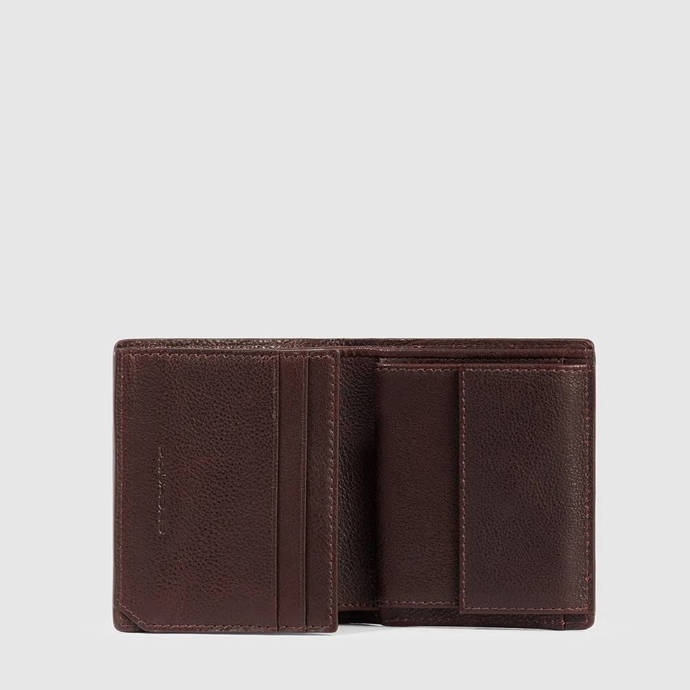 Piquadro Vertical men’s wallet with coin pocket Vendita