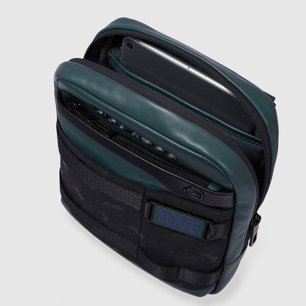 Piquadro Personalizable, modular iPad®mini crossbody bag Offerta