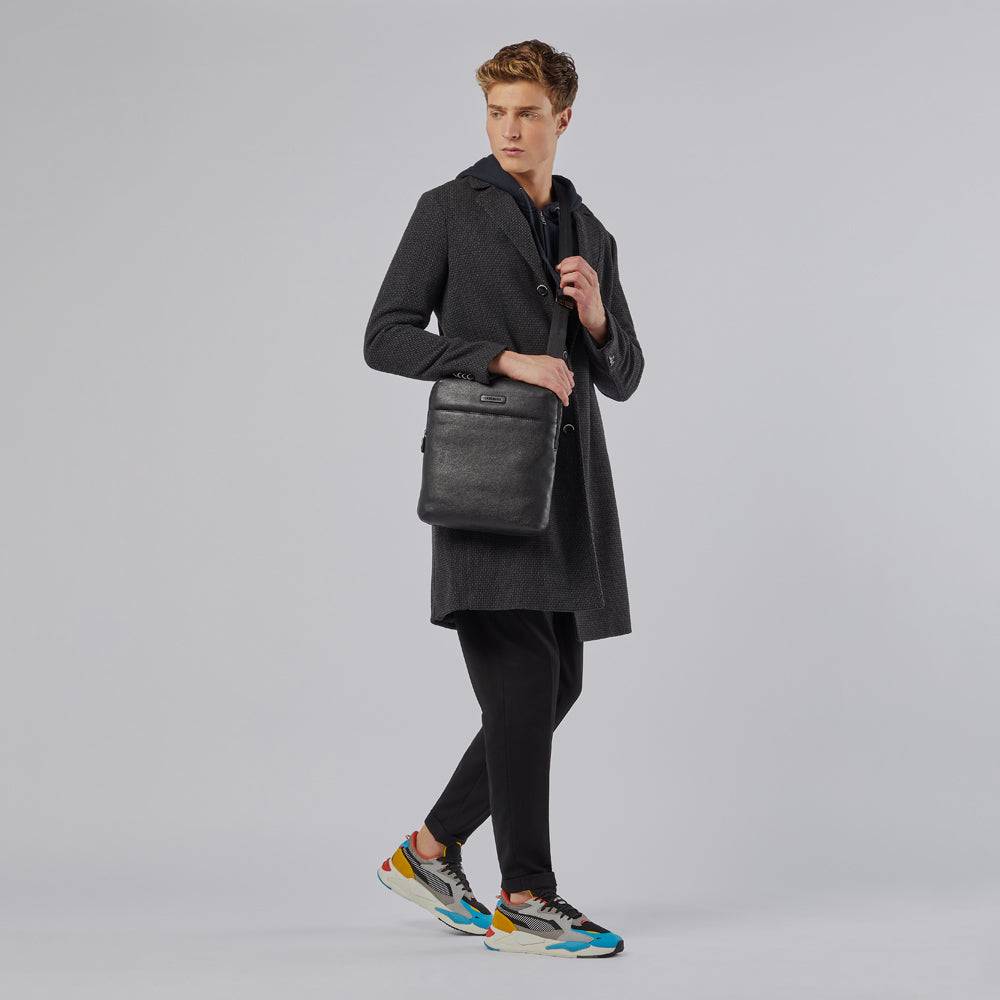 Piquadro Expandable iPad® crossbody bag with front pocket Online