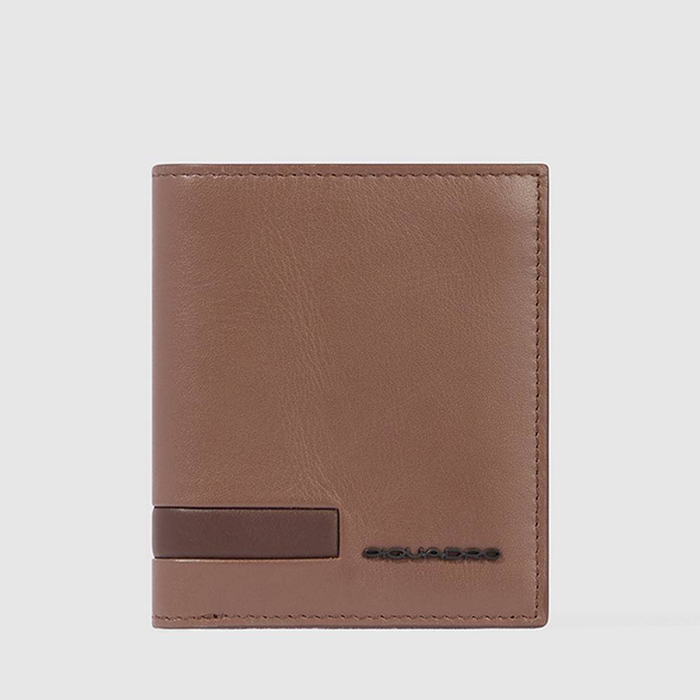 Piquadro Vertical men’s wallet with coin pocket Saldi