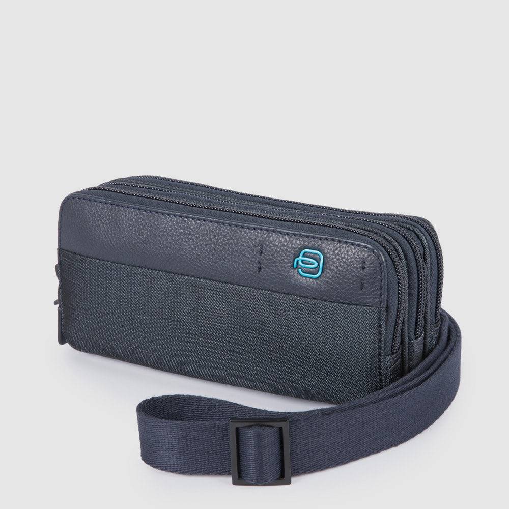 Piquadro Case with three dividers and wrist strap Vendita Calda