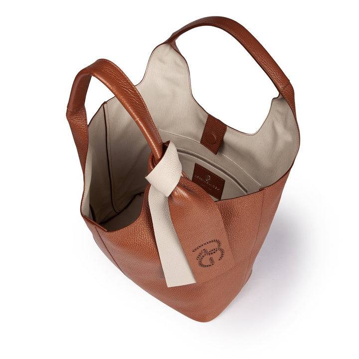 Roberta Gandolfi Maia Tote borsa hobo in pelle martellata Vendite Flash
