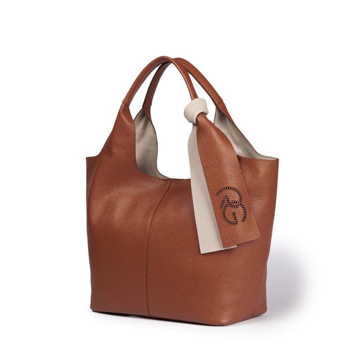 Roberta Gandolfi Maia Tote borsa hobo in pelle martellata Vendite Flash