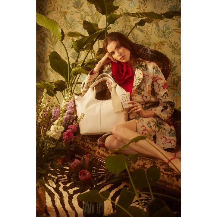 Roberta Gandolfi Maia Tote borsa hobo in pelle martellata Spedizione Gratuita