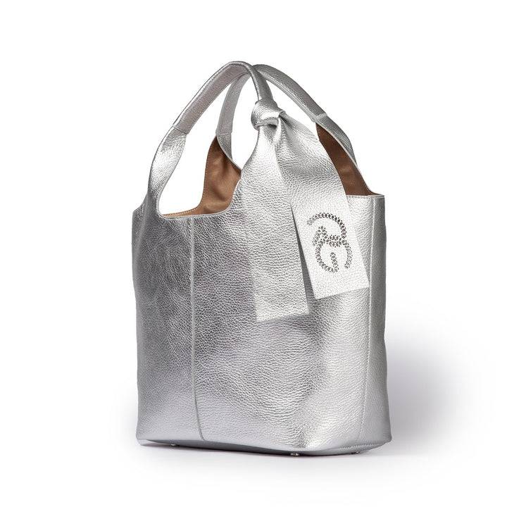 Roberta Gandolfi Maia Tote borsa hobo in pelle martellata Prezzo Ridotto