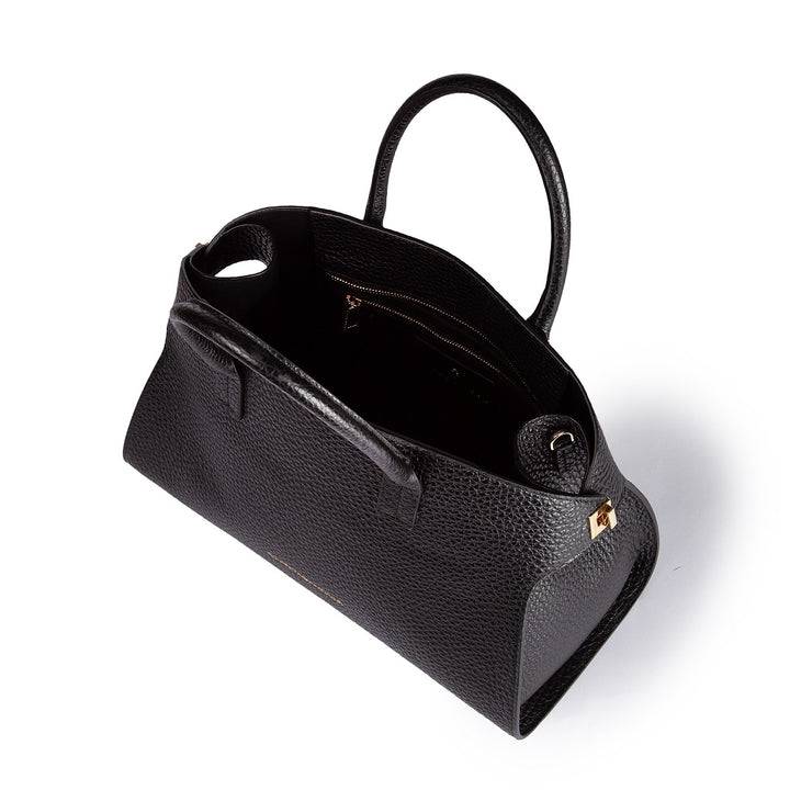 Roberta Gandolfi Elodie bowling medium borsa a mano in pelle con tracolla staccabile e regolabile Vendite Flash