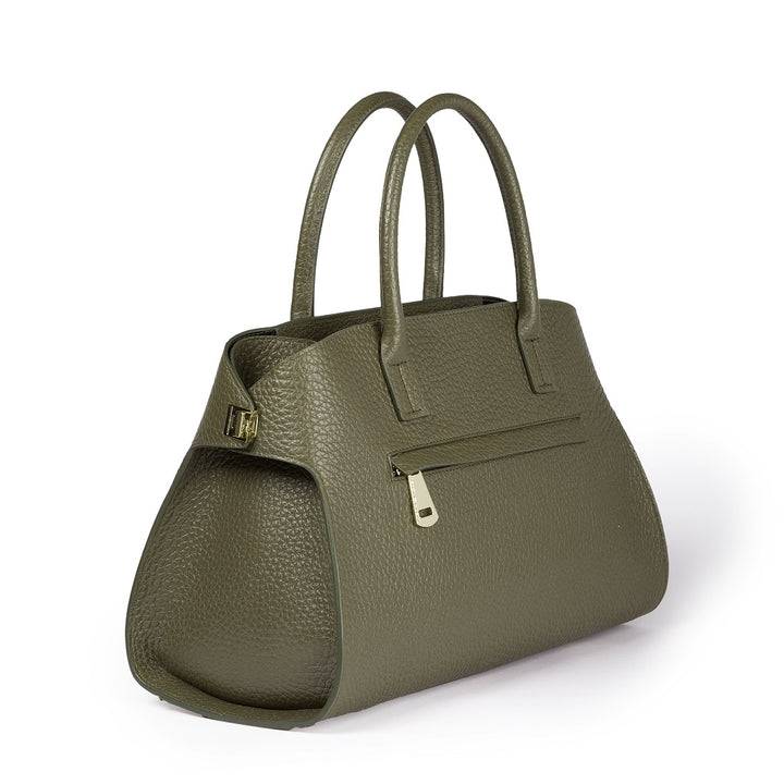 Roberta Gandolfi Elodie bowling medium borsa a mano in pelle con tracolla staccabile e regolabile Negozio