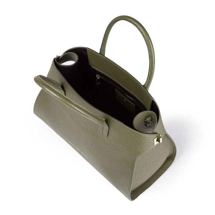 Roberta Gandolfi Elodie bowling medium borsa a mano in pelle con tracolla staccabile e regolabile Negozio